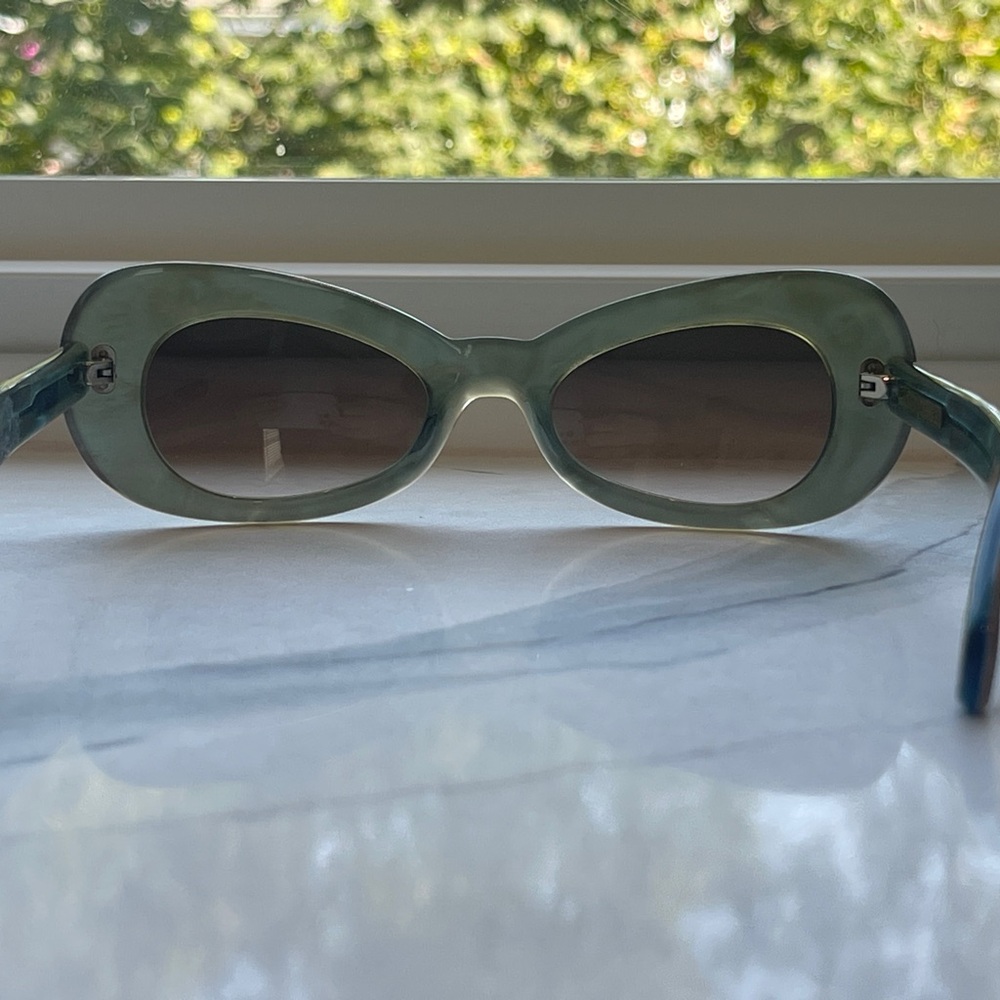 Marc Jacobs Vintage Retro Oval Cat Eye Sunglasses - Picture 13 of 16